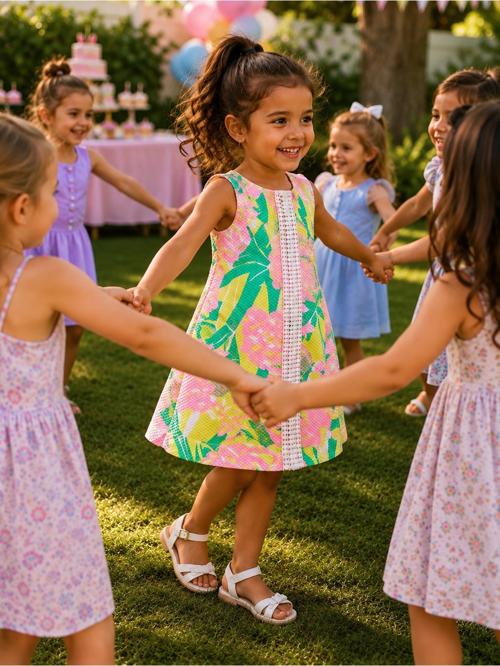 Lilly Pulitzer for Target Fan Dance Girl’s Shift  Dress